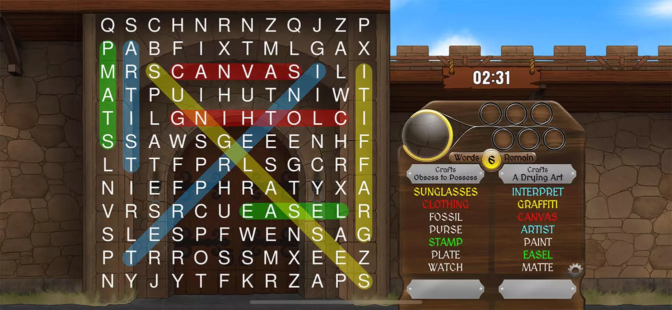 Word Finder Game Screenshot